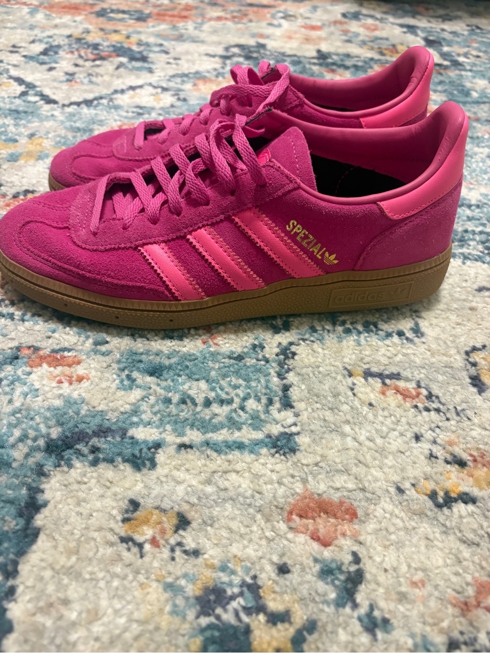 adidas Women’s Spezial Pink Suede Sneakers